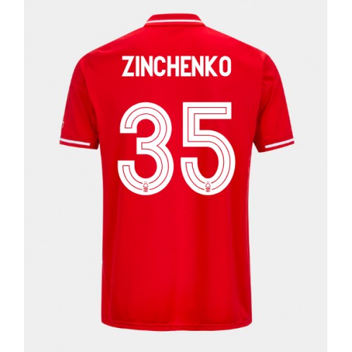 Nottingham Forest Oleksandr Zinchenko #35 Hemmatröja 2025-26 Kortärmad Nottingham Forest Oleksandr Zinchenko #35 Hemmatröja 2025-26 Kortärmad
